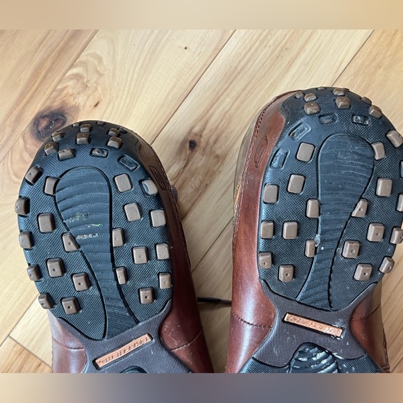 VINTAGE Skechers Men's Leather Citywalk Footpath Lace up Oxford Sneakers Sz 10 - Picture 9 of 11